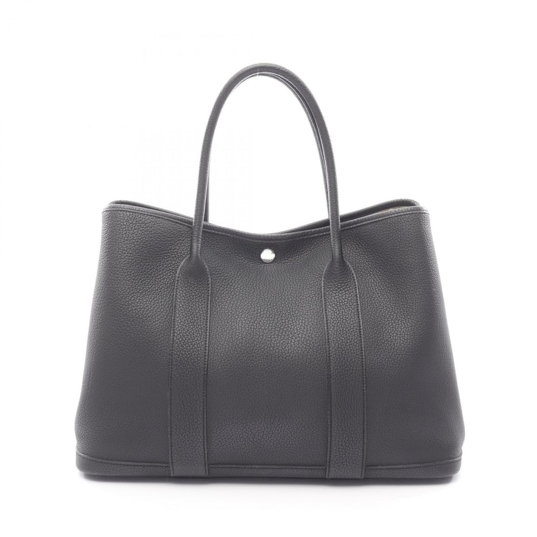 Hermes Hermès Garden Party PM Tote Bag in Negonda Leather, Black: --- Catalog ---Category: SizeSize (HxWxD): 25cm x 36cm x 17cm / 9.84'' x 14.17'' x 6.69''Category: DesignType: Tote bagColor: BlackGender: WomenMaterial: Negonda leather , Leather Hardware Color: Silv