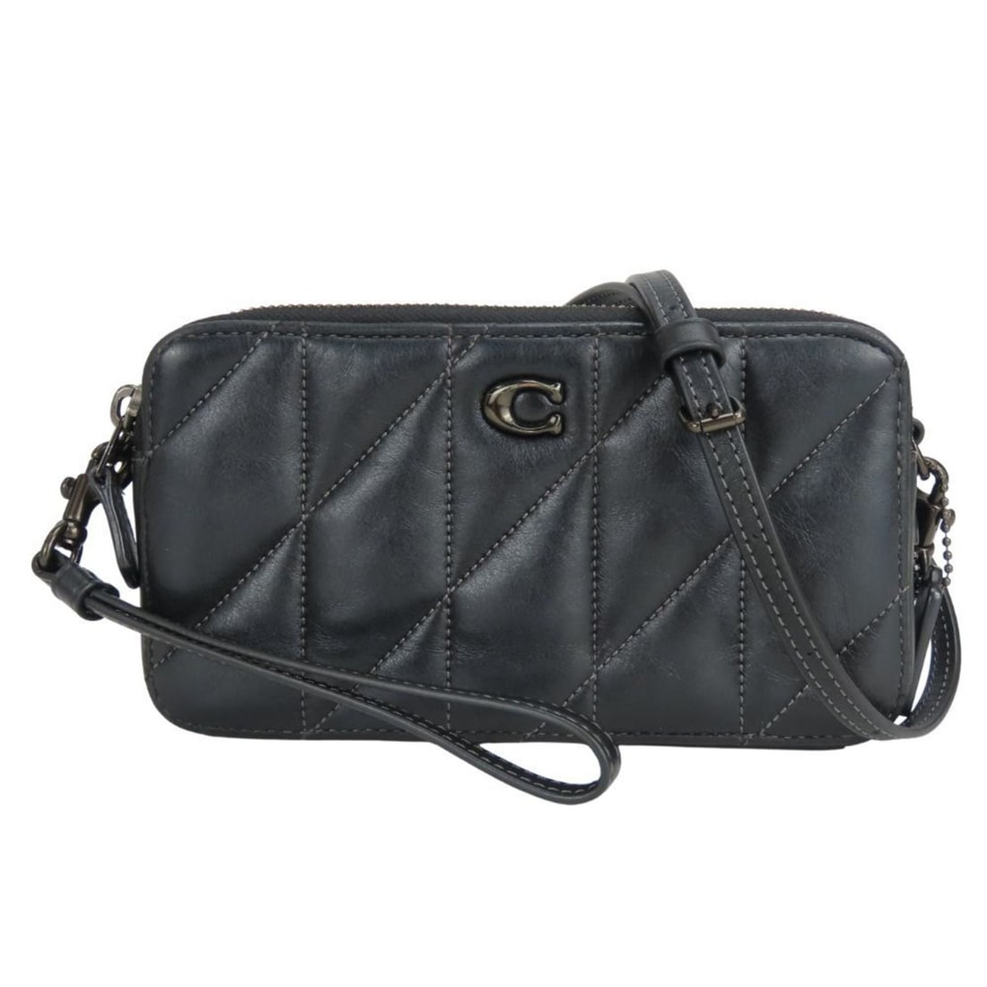 Coach Shoulder Bag Pochette CM531 Leather Black 2-Way Pouch Women's COACH: --- Catalog ---Category: SizeSize (HxWxD): 10cm x 18.5cm x 4.5cm / 3.93'' x 7.28'' x 1.77''Category: DesignType: Pochette, Pouch, Shoulder bagColor: BlackGender: WomenMaterial: Gauze Category: General