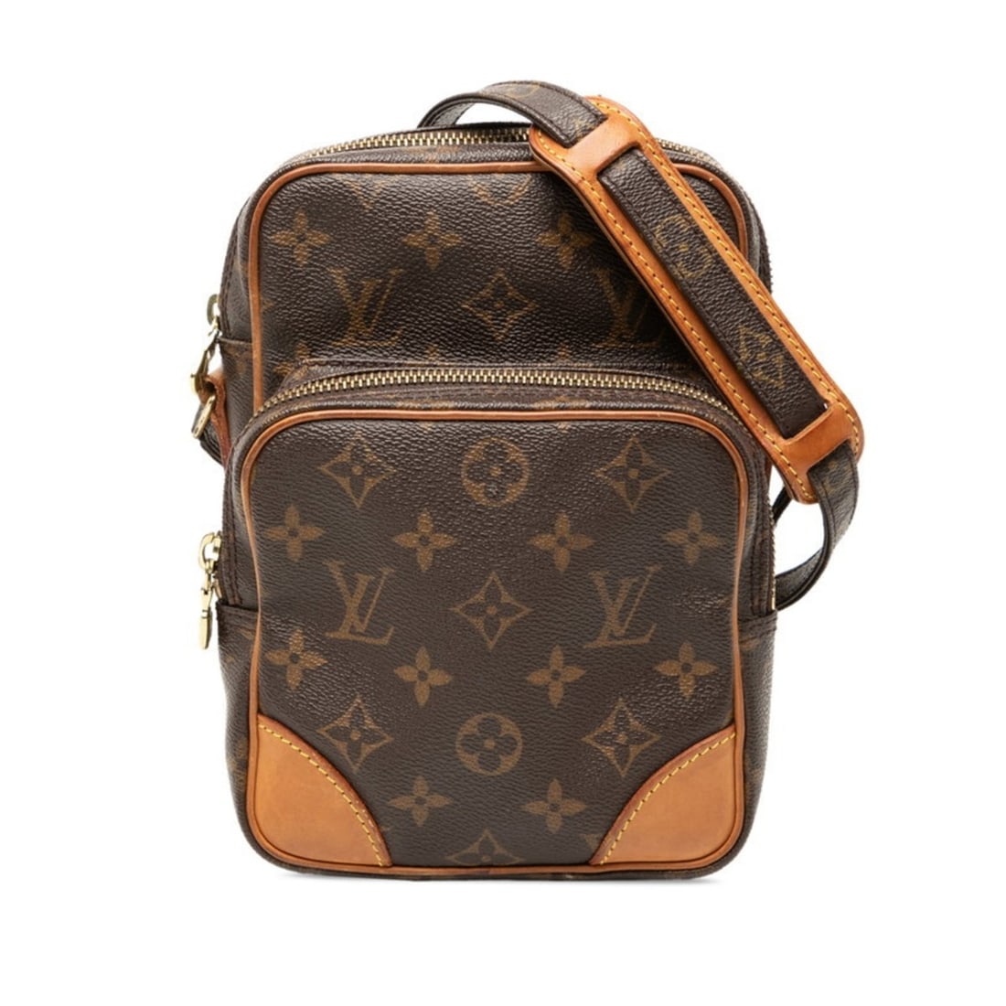 Louis Vuitton Monogram Amazon Crossbody Shoulder Bag M45236 Brown Leather Women's LOUIS VUITTON (1 of 18)