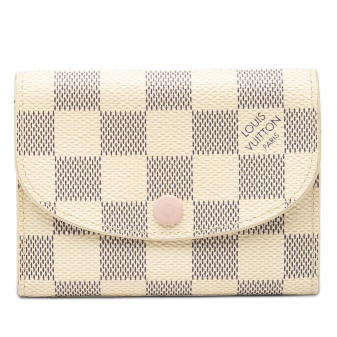 Louis Vuitton Damier Azur Porte Monnaie Rosalie Business Card Case, Wallet, Coin Case N61276 White: --- Catalog ---Category: DesignType: Card caseColor: Pink, Rose ballerine, WhiteGender: WomenCategory: GeneralMPN: N61276Brand: Louis VuittonCategory: Physical PropertiesSize (HxWxD): 8.5cm x 11cm x 1