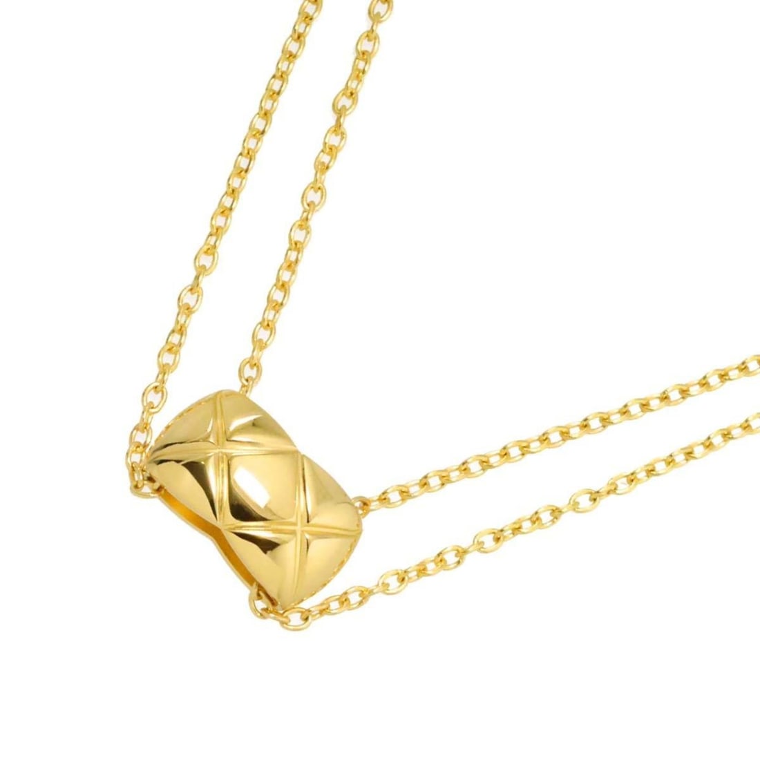 CHANEL Coco Crush Necklace, 40cm, 18K Yellow Gold, 750: --- Catalog ---Category: SizePendant Size: 8.1mm x 13.6mm / 0.31'' x 0.53''Neck Circumference: 40 cm / 15.74''Category: DesignColor: Yellow goldGender: WomenMaterial: Yellow gold (18K)Necklace Type: N