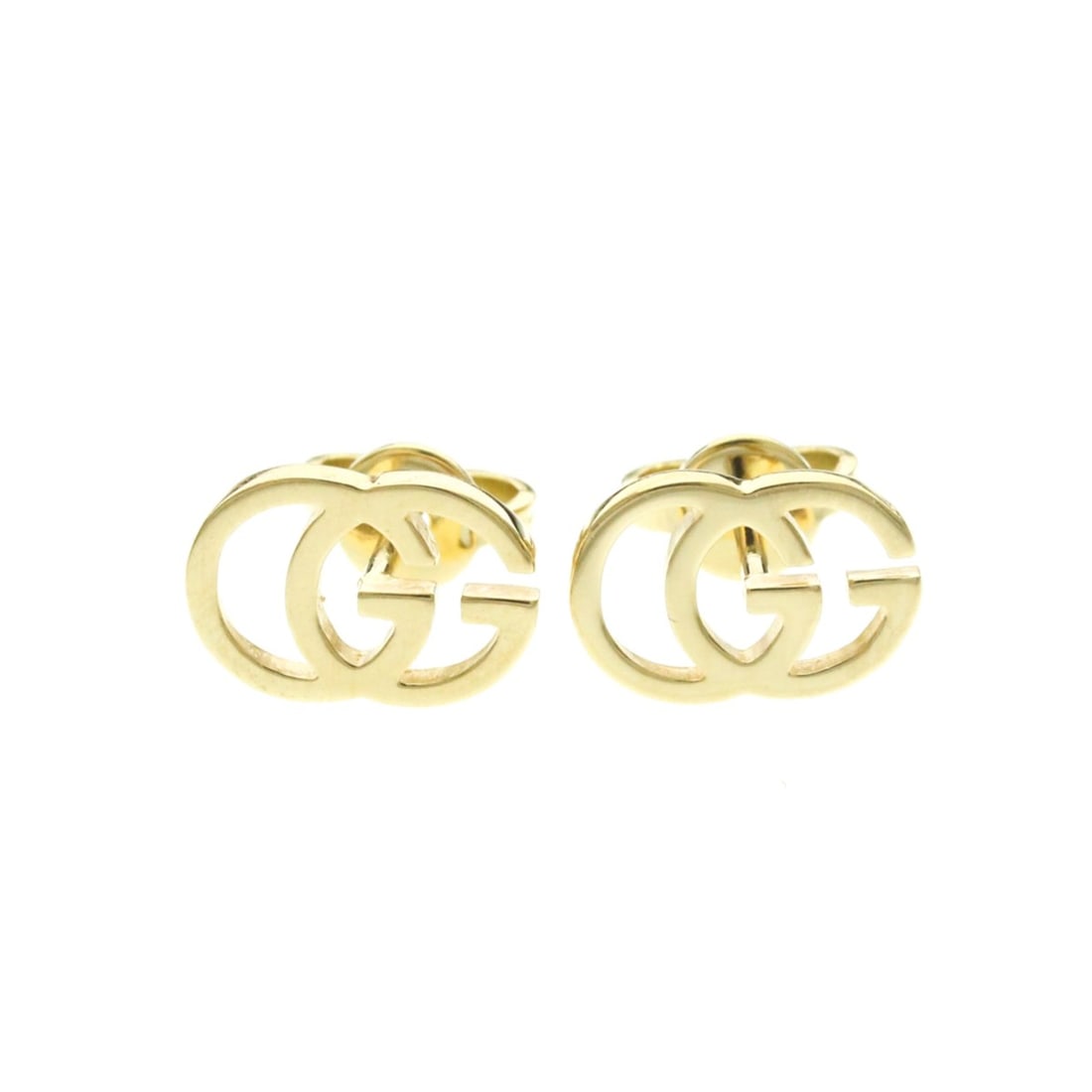 Gucci GG Running Earrings No Stone Yellow Gold (18K) Stud Earrings Gold: --- Catalog ---Category: SizeWeight: 2g / 0.07oz.Size (HxWxD): 7.20mm x 10.60mm / 0.28'' x 0.42''Category: DesignType: Stud earringsColor: GoldMetal: GoldStone: No StoneStyle: FashionGender: Women,Men
