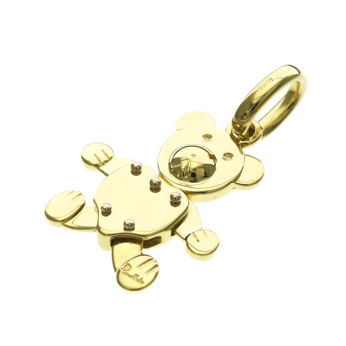 Pomellato ????? ???????? Yellow Gold (18K) No Stone Men,Women Fashion: --- Catalog ---Category: SizeWeight: 7.3g / 0.25oz.Pendant Size: 22.5mm x 18.5mm / 0.88'' x 0.72''Category: DesignColor: GoldMetal: GoldStone: No StoneStyle: FashionGender: Men,WomenMaterial: Yellow g
