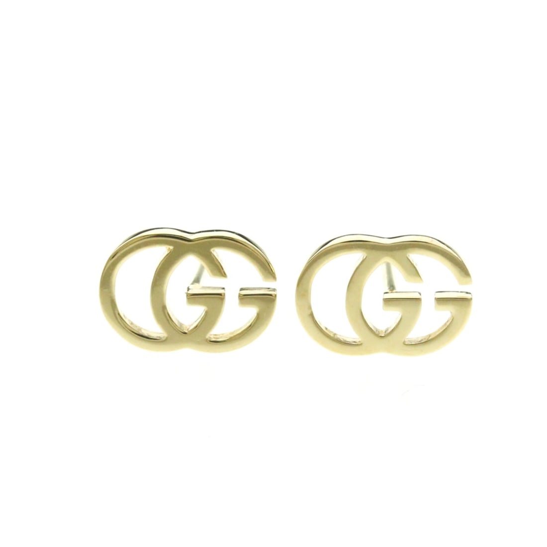Gucci GG Running Earrings No Stone Yellow Gold (18K) Stud Earrings Gold: --- Catalog ---Category: SizeWeight: 1.5g / 0.05oz.Size (HxWxD): 7.40mm x 10.50mm / 0.29'' x 0.41''Category: DesignType: Stud earringsColor: GoldMetal: GoldStone: No StoneStyle: FashionGender: Men,Wom