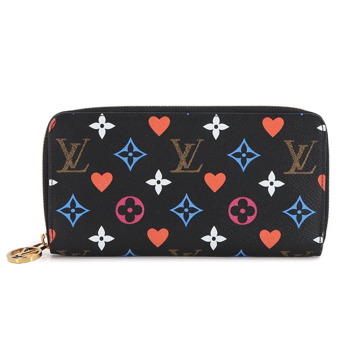 Louis Vuitton Game On Monogram Zippy Wallet, Round, Long Noir, M80323: --- Catalog ---Category: SizeSize (HxWxD): 10.5cm x 19.5cm x 2cm / 4.13'' x 7.67'' x 0.78''Category: DesignType: Long wallet (bi-fold)Color: Multi-color, NoirGender: WomenMaterial: Canvas Category: Ge