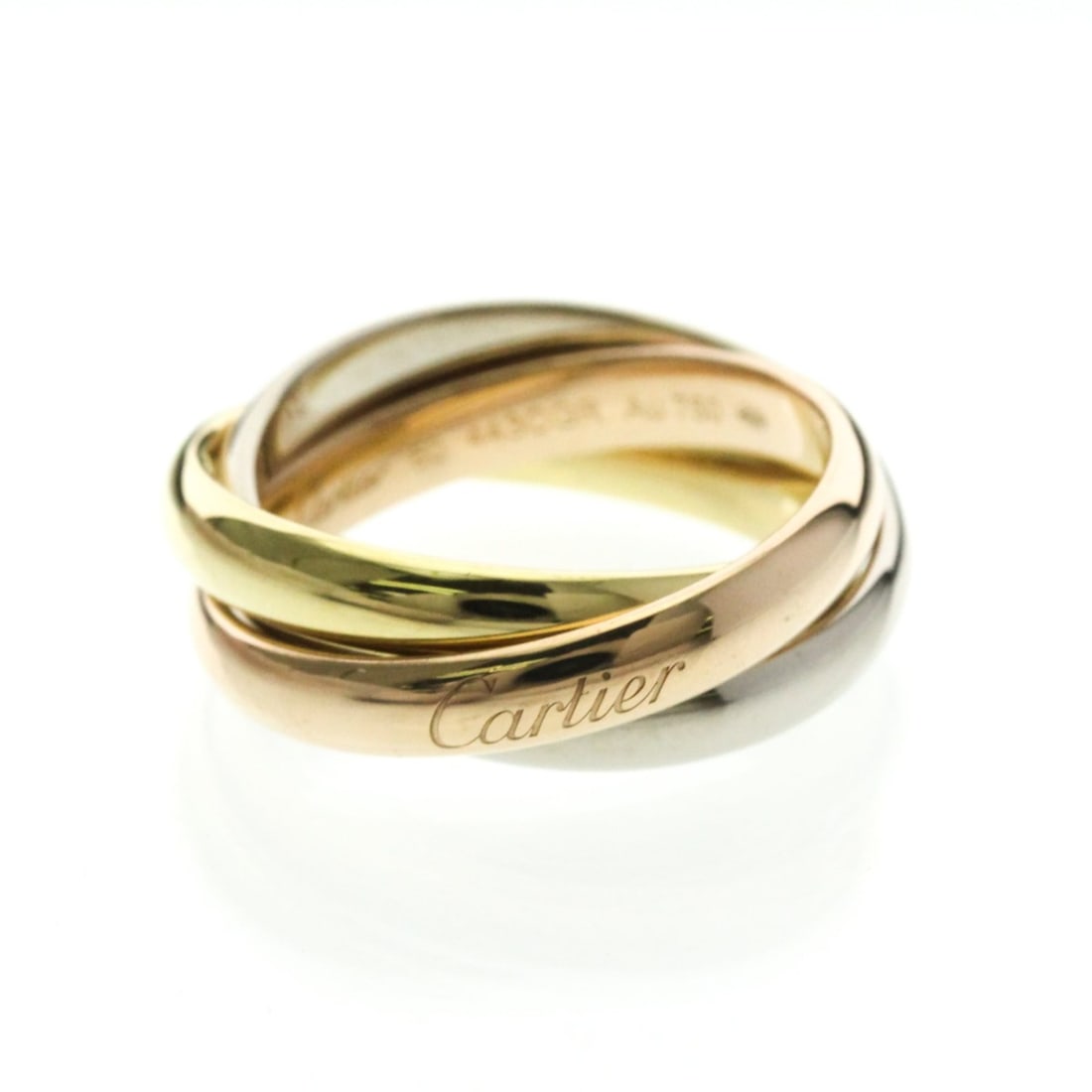 Cartier Trinity Ring B4234200 Yellow Gold (18K),Pink Gold (18K),White Gold (18K) Fashion No Stone (1 of 14)