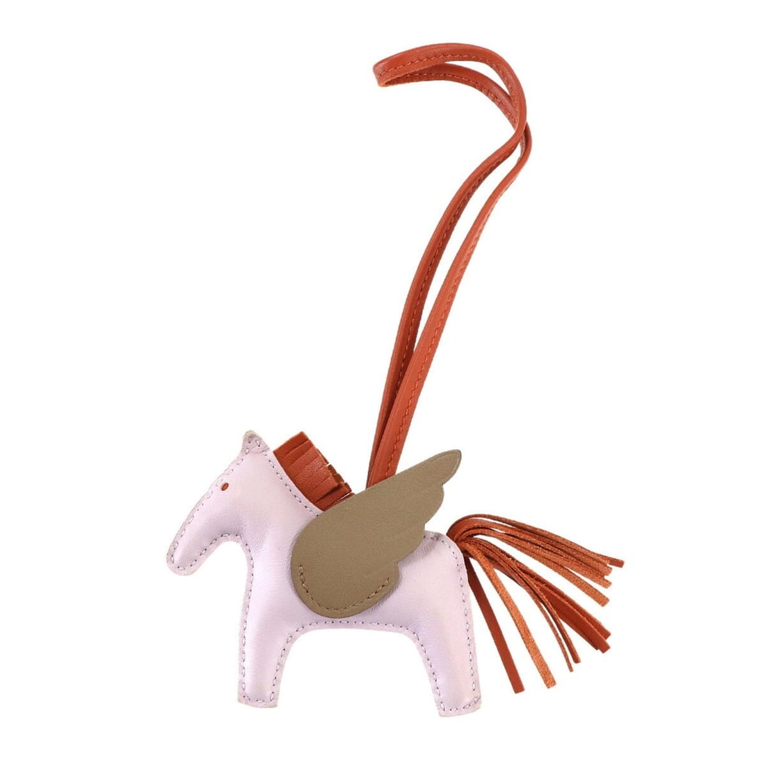 Hermes Hermès Rodeo Pegasus PM Handbag Charm, Anjou Milo, Mauve Pale, Beige Marfa, Pampides, W (1 of 12)