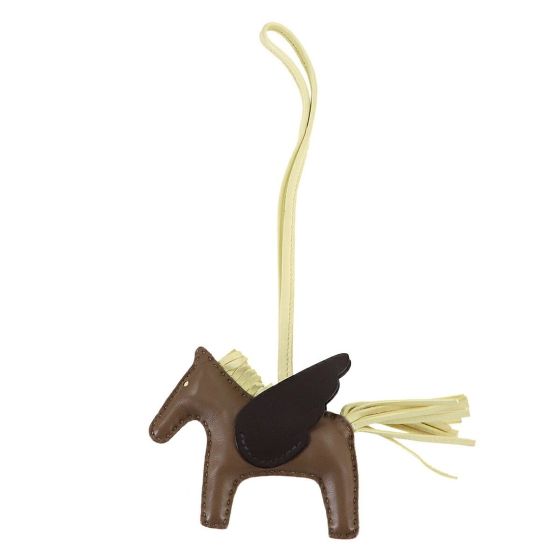 Hermes Hermès Rodeo Pegasus PM Handbag Charm, Anjou Milo Swift Etoupe Jaune Milton Rouge Serie, (1 of 14)