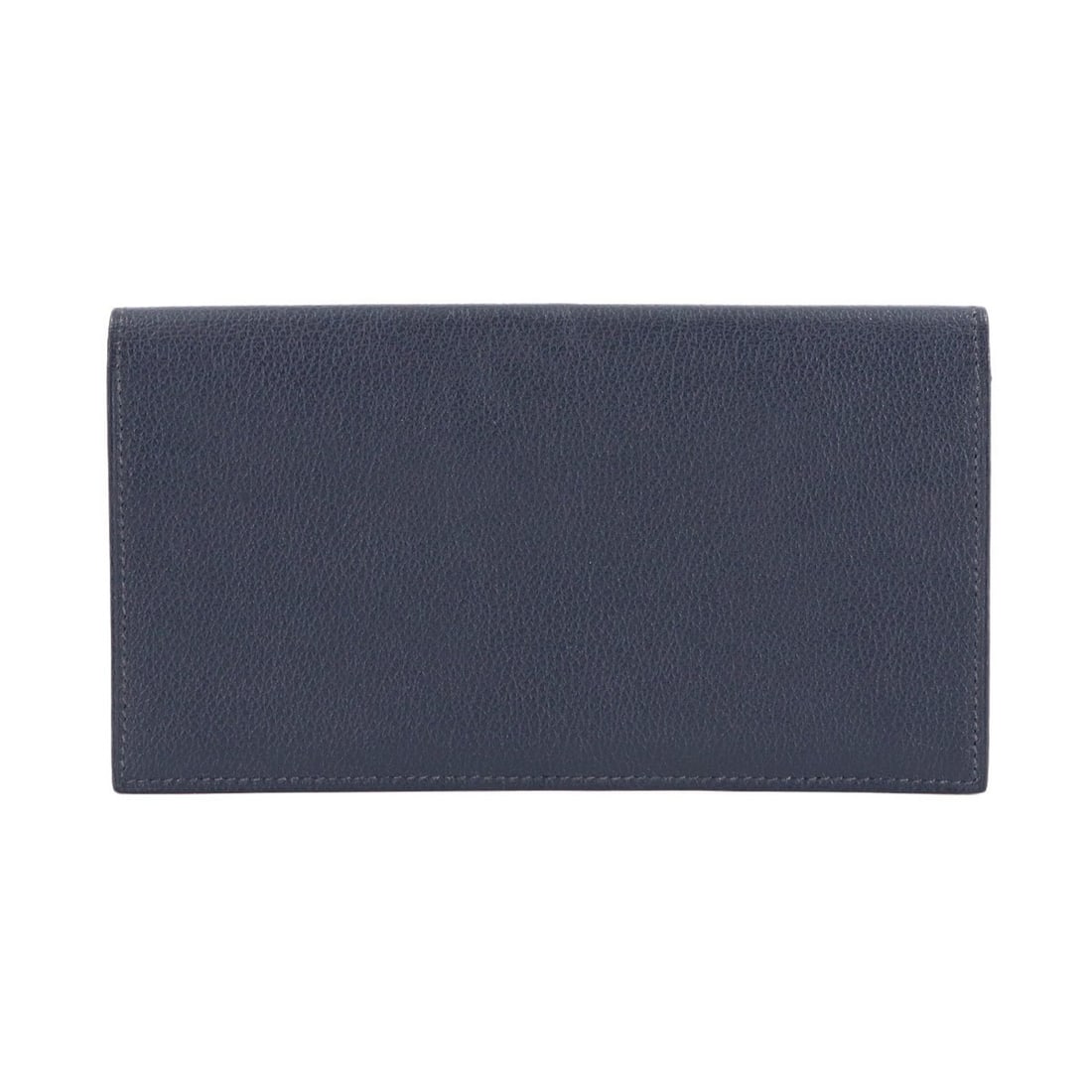 Hermes Hermès Citizen Twill Long Bifold Wallet, Evercolor Bleu Nuit, U Stamp (1 of 12)