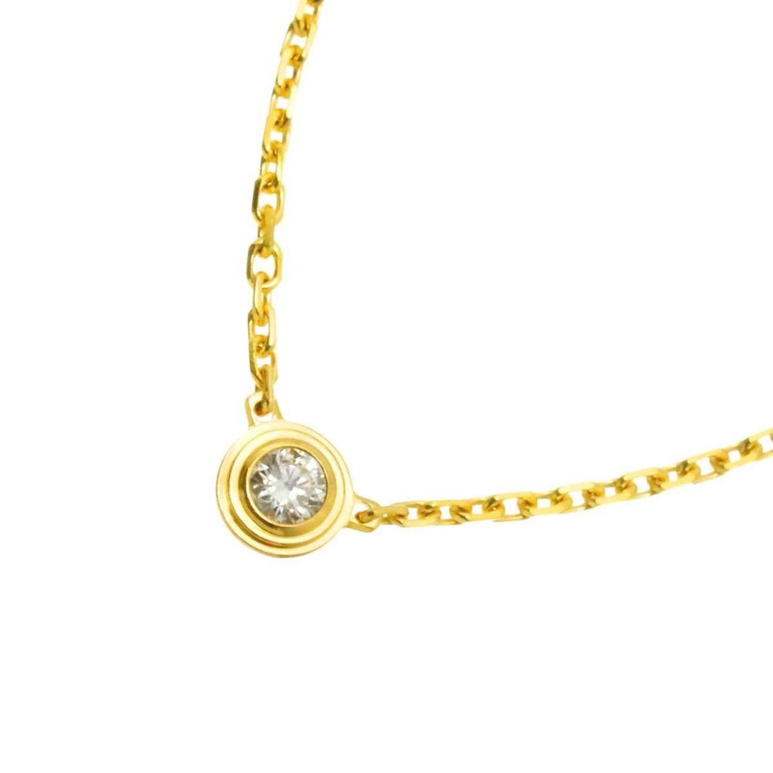 Cartier d'Amour Diamond Necklace, XS, 41cm, 18K Yellow Gold 750, Diamant Léger Necklace: --- Catalog ---Category: SizePendant Size: 3.7mm x 3.7mm / 0.14'' x 0.14''Neck Circumference: 41 cm / 16.14''Category: DesignGender: WomenMaterial: Yellow gold (18K)Necklace Type: NecklaceCategory: Ge
