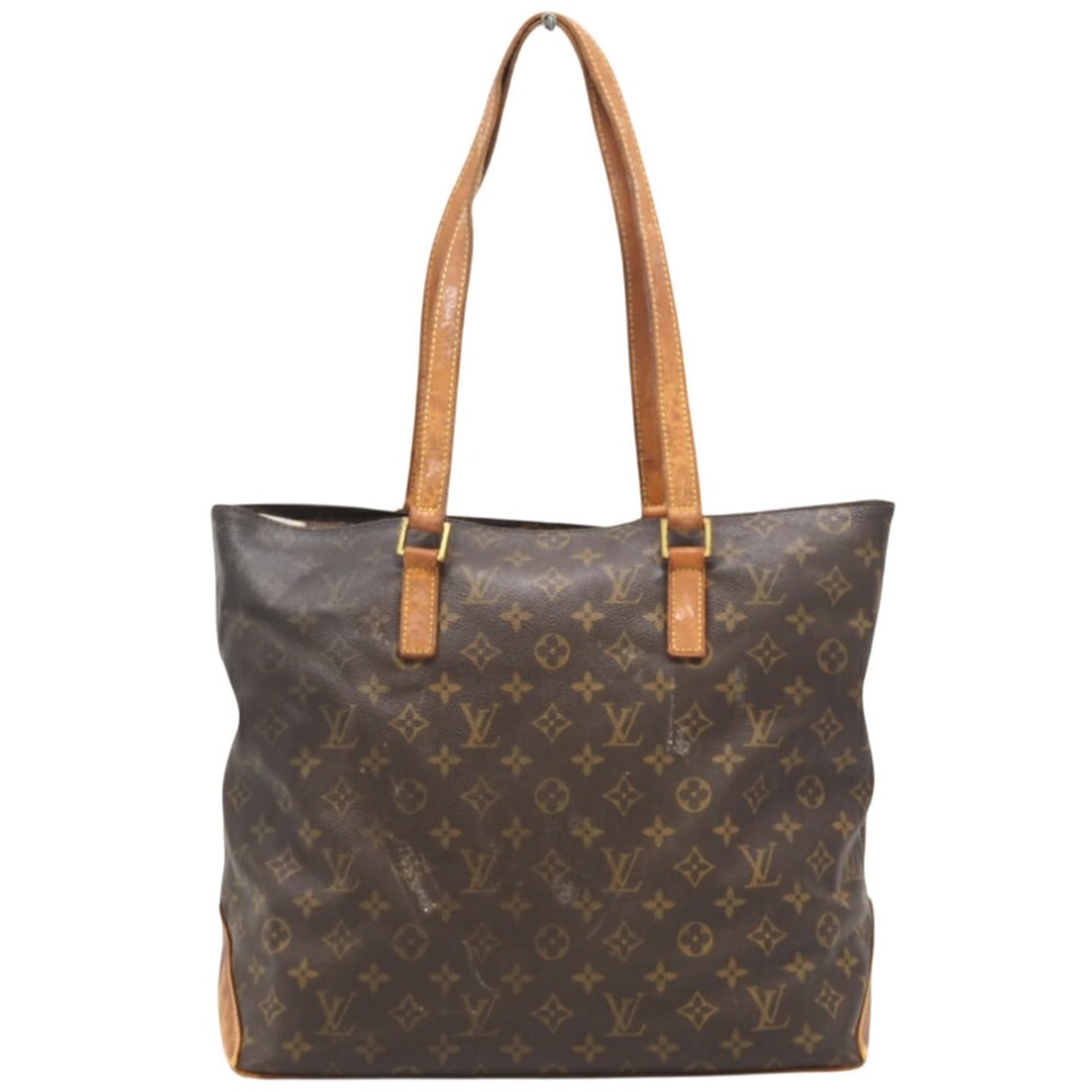 LOUIS VUITTON Monogram Cabas Maison M51151 Handbag in Brown Coated Canvas for Women: --- Catalog ---Category: SizeWeight: 853g / 1.88lb.Size (HxWxD): 32cm x 35cm x 15.5cm / 12.59'' x 13.77'' x 6.1''Handle Length: 62cm / 24.4''Category: DesignType: HandbagColor: BrownGender: WomenClosu