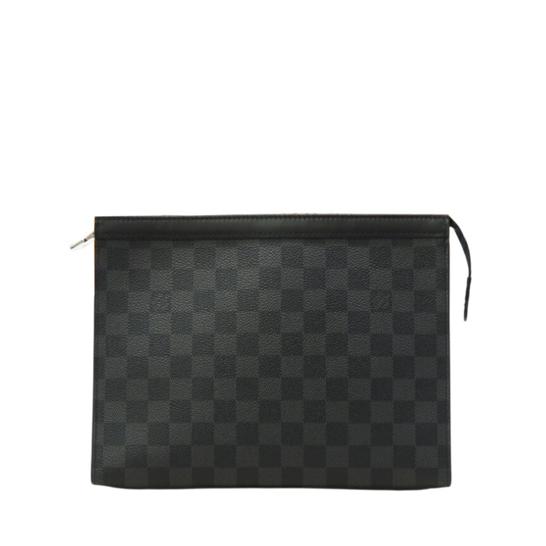 LOUIS VUITTON Louis Vuitton Graphite Pochette Voyage MM N41696 Clutch Bag in Gray Coated Canvas for: --- Catalog ---Category: SizeWeight: 295g / 10.4oz.Size (HxWxD): 20.5cm x 26.5cm x 6cm / 8.07'' x 10.43'' x 2.36''Category: DesignType: Clutch bag, PochetteColor: GrayGender: MenClosure: ZipperMateria