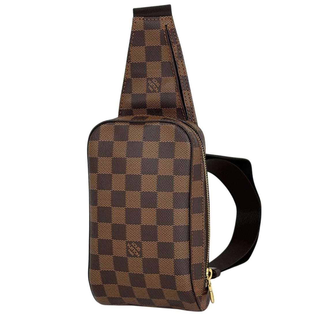 Louis Vuitton Geronimos Waist Bag, Shoulder Body Damier Brown N51994, Men's: --- Catalog ---Category: SizeSize (HxWxD): 11cm x 20cm x 6cm / 4.33'' x 7.87'' x 2.36''Category: DesignType: Fanny pack, Shoulder bag, Sling bagColor: BrownGender: MenMaterial: Damier Canvas Category: