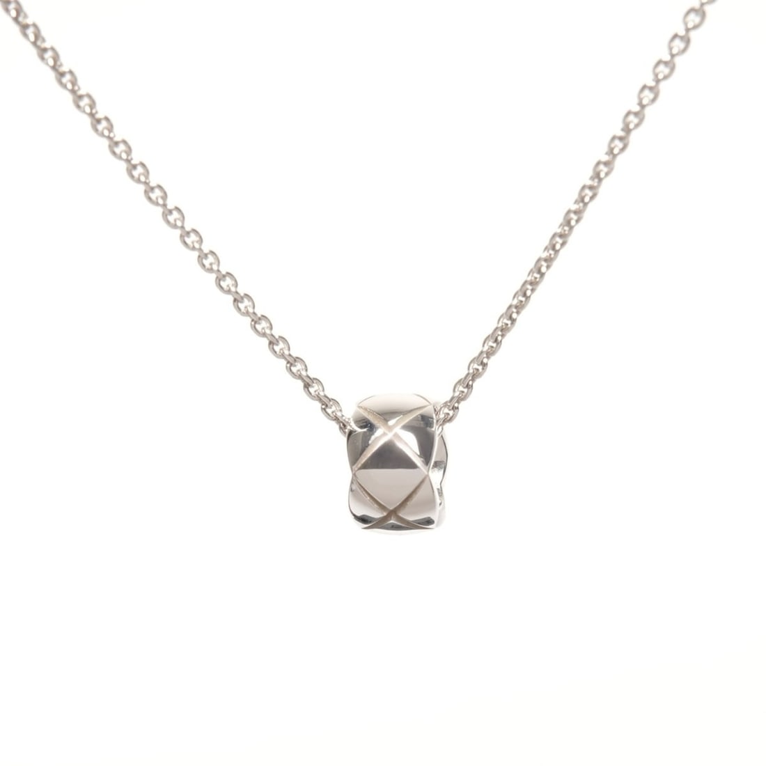 CHANEL Au750 Coco Crush K18WG Necklace Silver WS25671 (1 of 20)