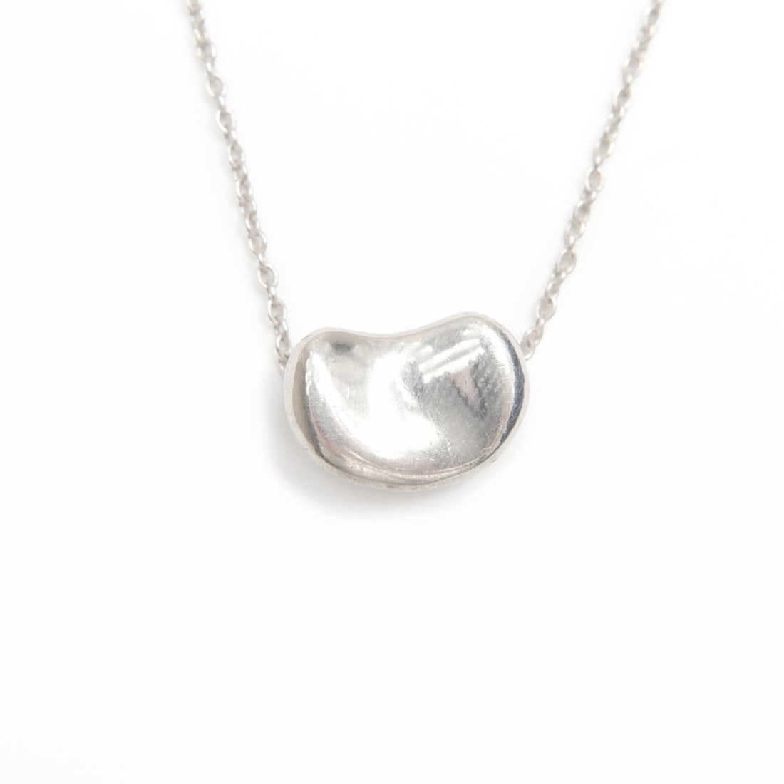 Tiffany & Co. 925 Bean Necklace in Silver, WS24003 (1 of 20)