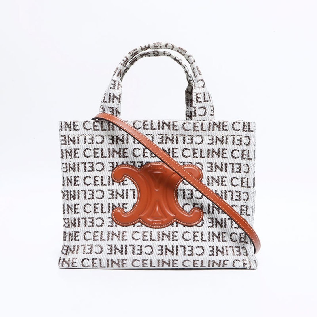 Celine Logo 2-Way Small Cabas Thais Textile Handbag, Gray, WS12621: --- Catalog ---Category: SizeSize (HxWxD): 19cm x 26cm x 12cm / 7.48'' x 10.23'' x 4.72''Category: DesignType: HandbagColor: GrayGender: WomenCategory: GeneralBrand: CelineCountry of Origin: Italy---