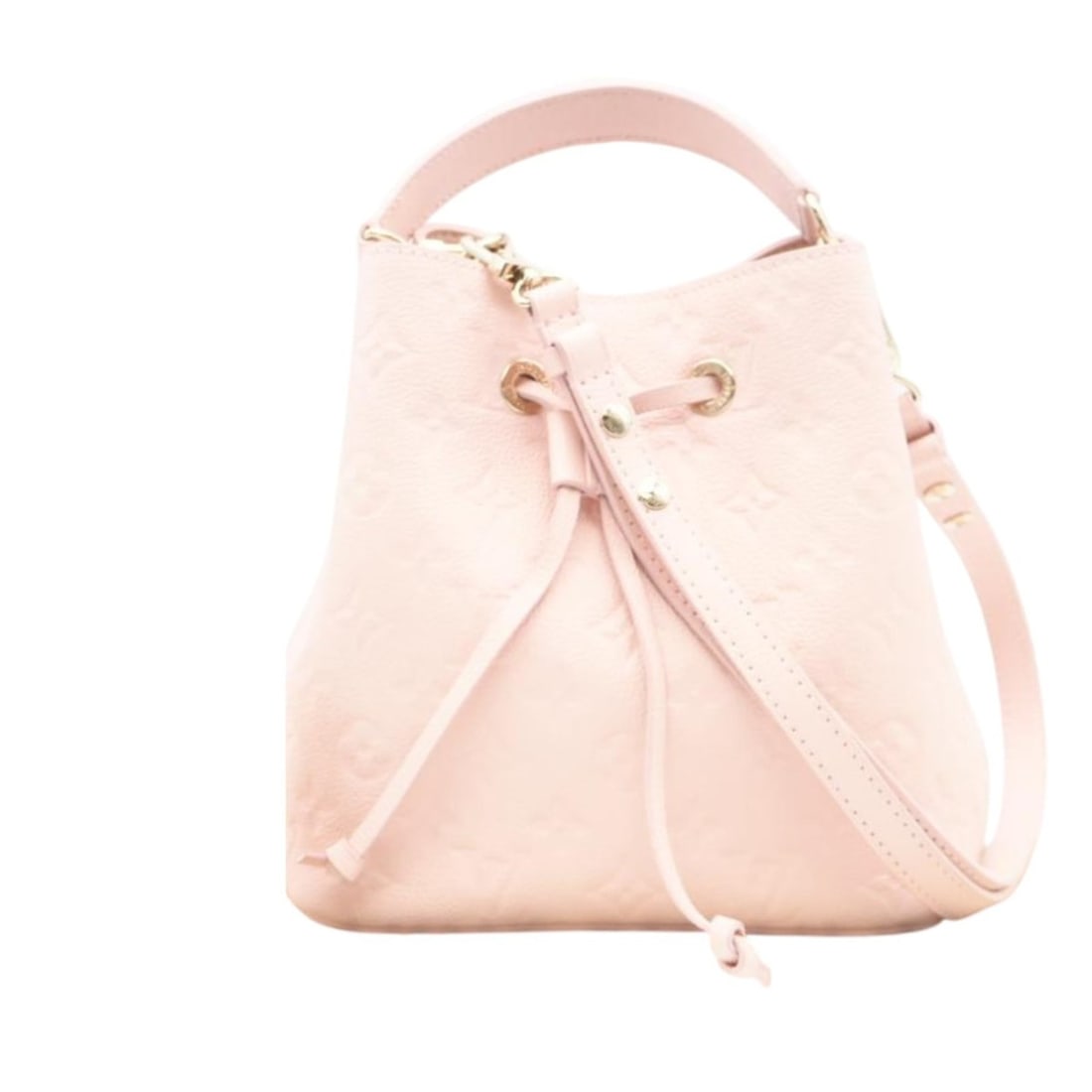 LOUIS VUITTON Empreinte NeoNoe BB Opal Pink M47038 2-way shoulder bag in pink calf leather for women: --- Catalog ---Category: SizeWeight: 635g / 1.39lb.Size (HxWxD): 20cm x 22cm x 13.5cm / 7.87'' x 8.66'' x 5.31''Strap Length: 115cm / 45.27''Handle Length: 30cm / 11.81''Category: DesignType: Shoulder