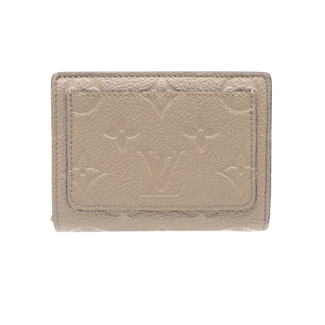 LOUIS VUITTON Empreinte Portefeuille Claire Tourterelle M80152 Bifold Wallet in Beige Calfskin: --- Catalog ---Category: SizeWeight: 111g / 3.91oz.Size (HxWxD): 8cm x 11cm x 2.5cm / 3.14'' x 4.33'' x 0.98''Category: DesignType: Wallet (bi-fold)Color: BeigeGender: WomenMaterial: Leather Leather/F