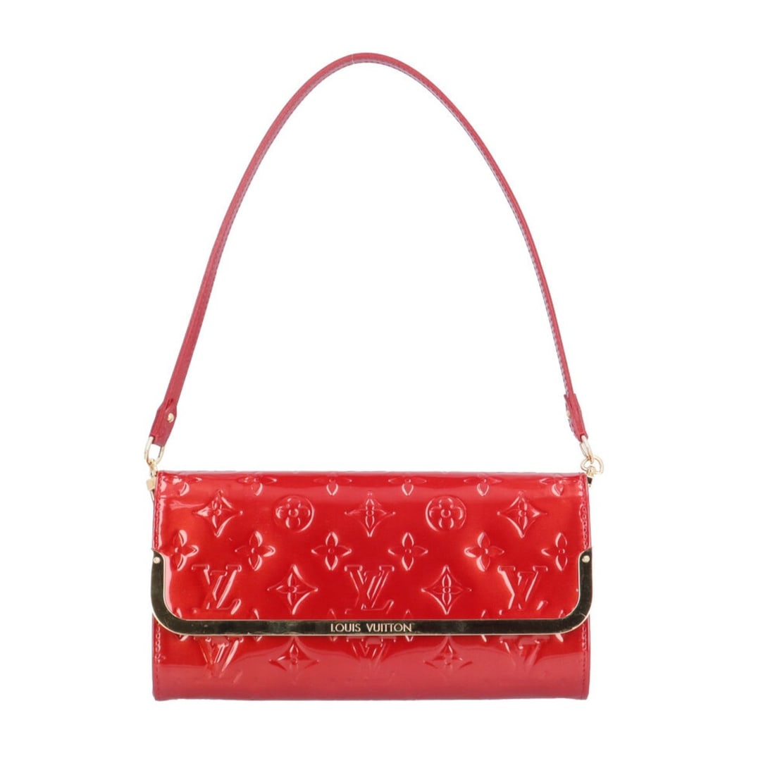 Pre-owned Louis Vuitton Rossmore MM Vernis Shoulder Bag, Monogram M91550, Red, Women's: --- Catalog ---Category: SizeWeight: 295g / 10.4oz.Strap Drop: 8cm / 3.14''Size (HxWxD): 12cm x 22.5cm x 3.5cm / 4.72'' x 8.85'' x 1.37''Strap Length: 58.5cm / 23.03''Category: DesignType: Shoulder ba