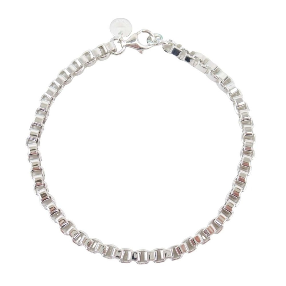 Tiffany & Co. Venetian Chain Link Bracelet, 925 Silver, Accessory Jewelry, Men's and Women's: --- Catalog ---Category: SizeLength: 19.5cm / 7.67''Category: DesignType: Link braceletColor: SilverGender: Men,WomenCategory: GeneralBrand: Tiffany--- Item List ---Section: ConditionRanking: Rank SA