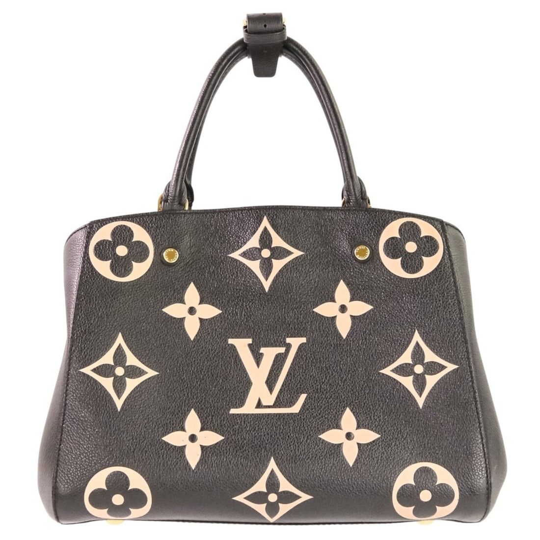 LOUIS VUITTON Montaigne MM Monogram Empreinte 2-Way Handbag M45499 Black Women's: --- Catalog ---Category: SizeSize (HxWxD): 23cm x 30.5cm x 14.5cm / 9.05'' x 12'' x 5.7''Category: DesignType: HandbagColor: BlackGender: WomenMaterial: Monogram Empreinte Category: GeneralBrand: Loui