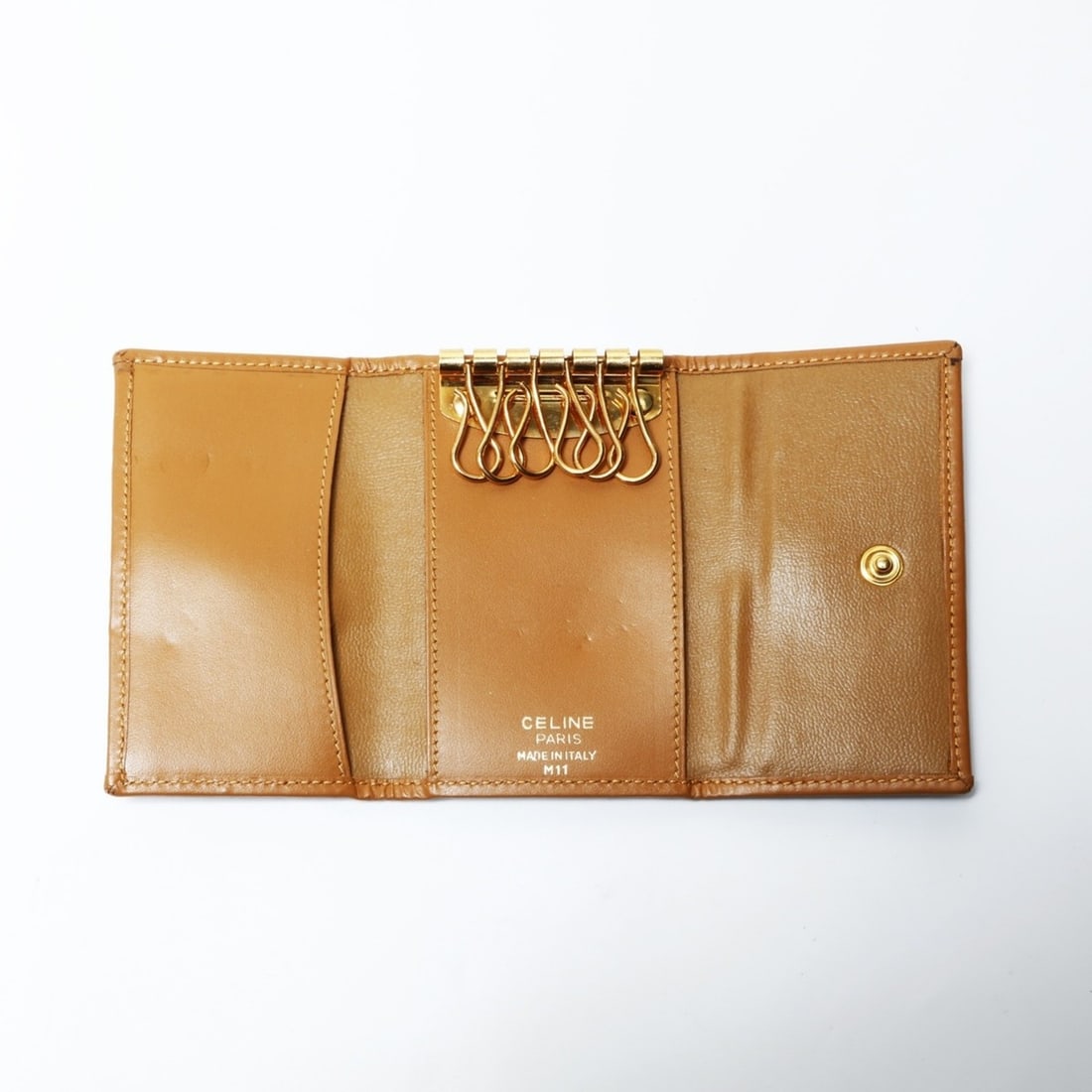 Celine Macadam Key Case, Brown, WS24149 - 11