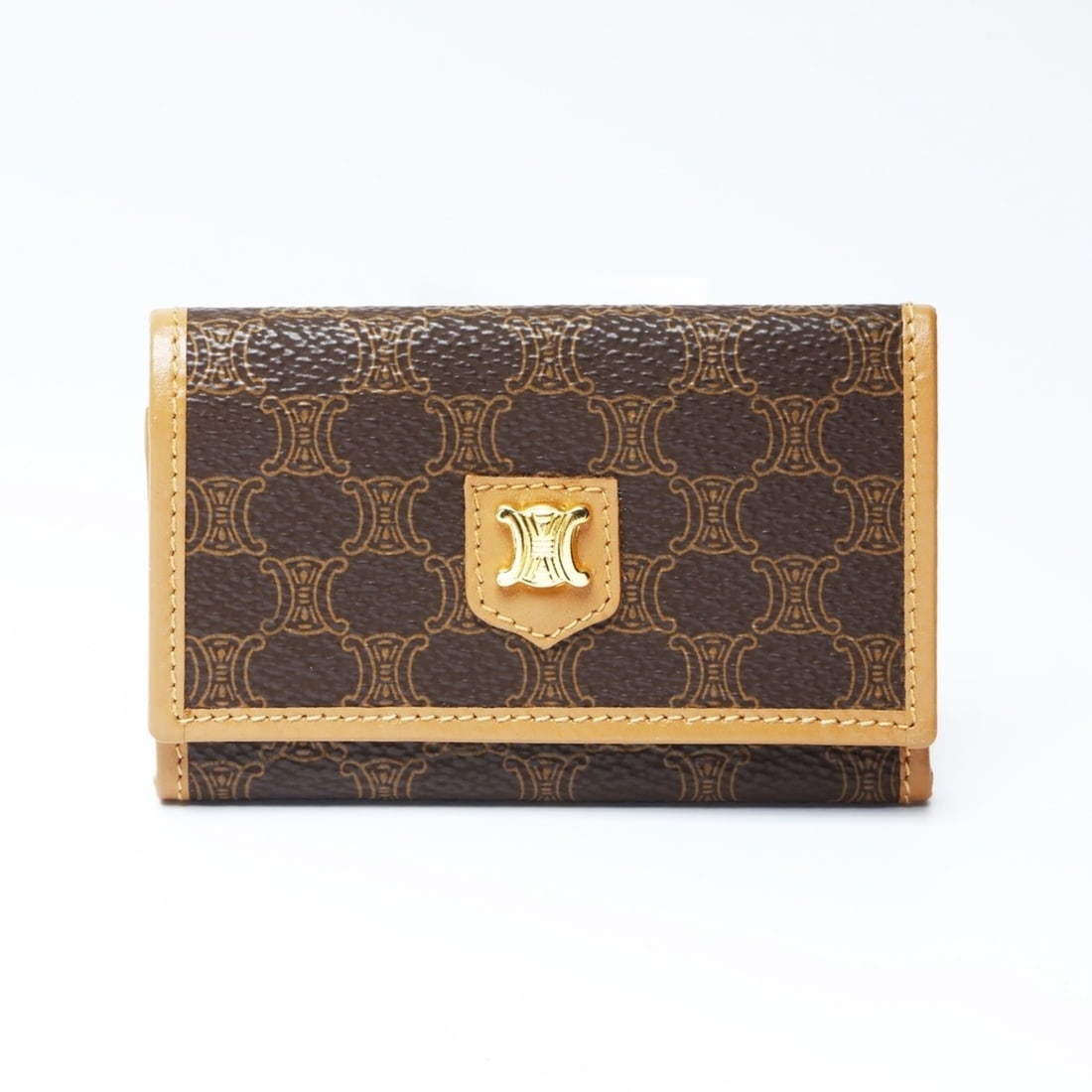 Celine Macadam Key Case, Brown, WS24149 - 2