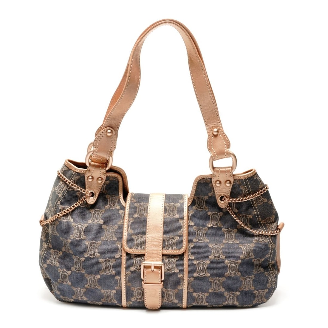 Celine Denim Macadam Shoulder Bag, Navy, WS26411 (1 of 13)