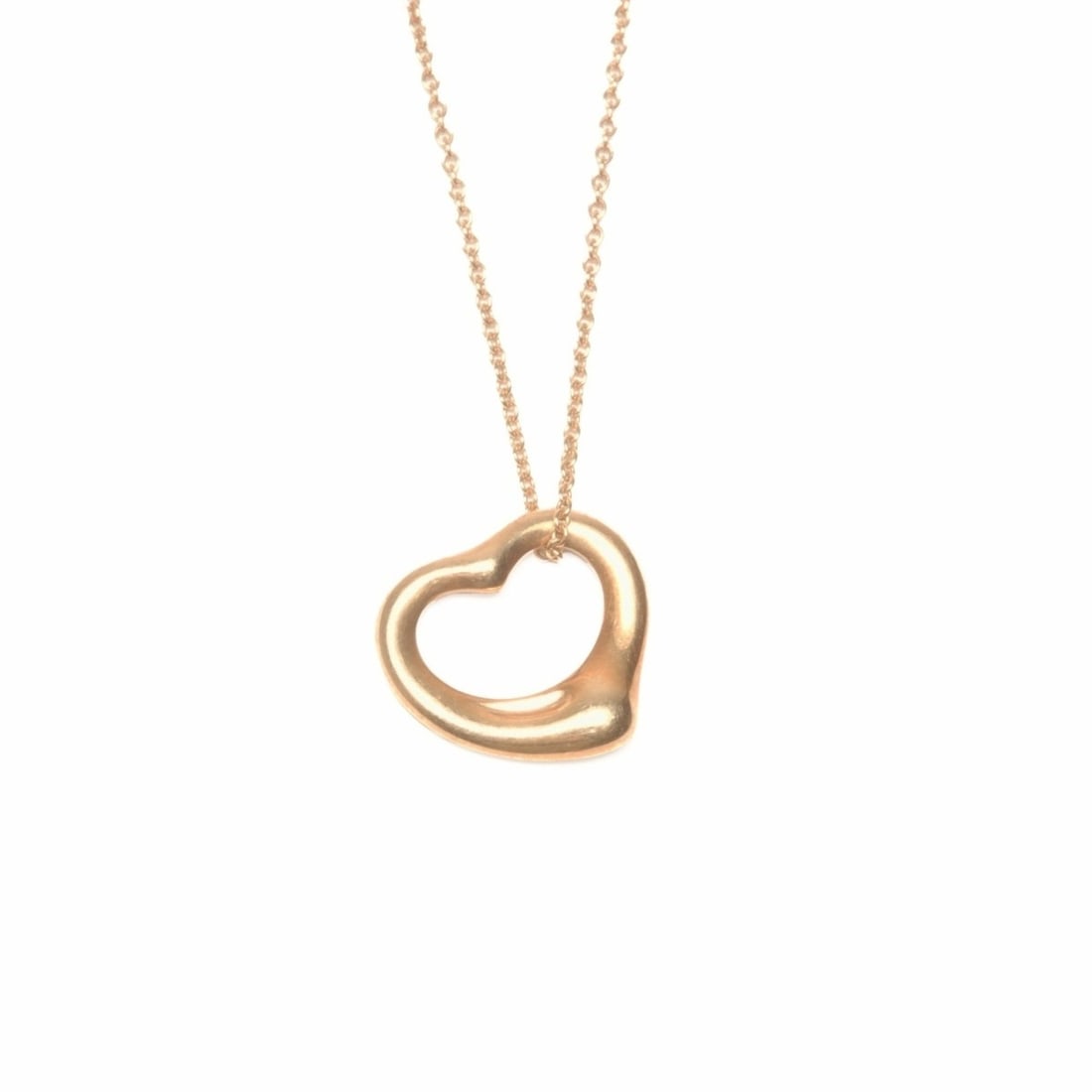 Tiffany & Co. 750 Open Heart Necklace in Gold, WS24044: --- Catalog ---Category: SizePendant Size: 10mm x 15mm / 0.39'' x 0.59''Neck Circumference: 40 cm / 15.74''Category: DesignColor: GoldGender: WomenNecklace Type: NecklaceCategory: GeneralBrand: Tiffan
