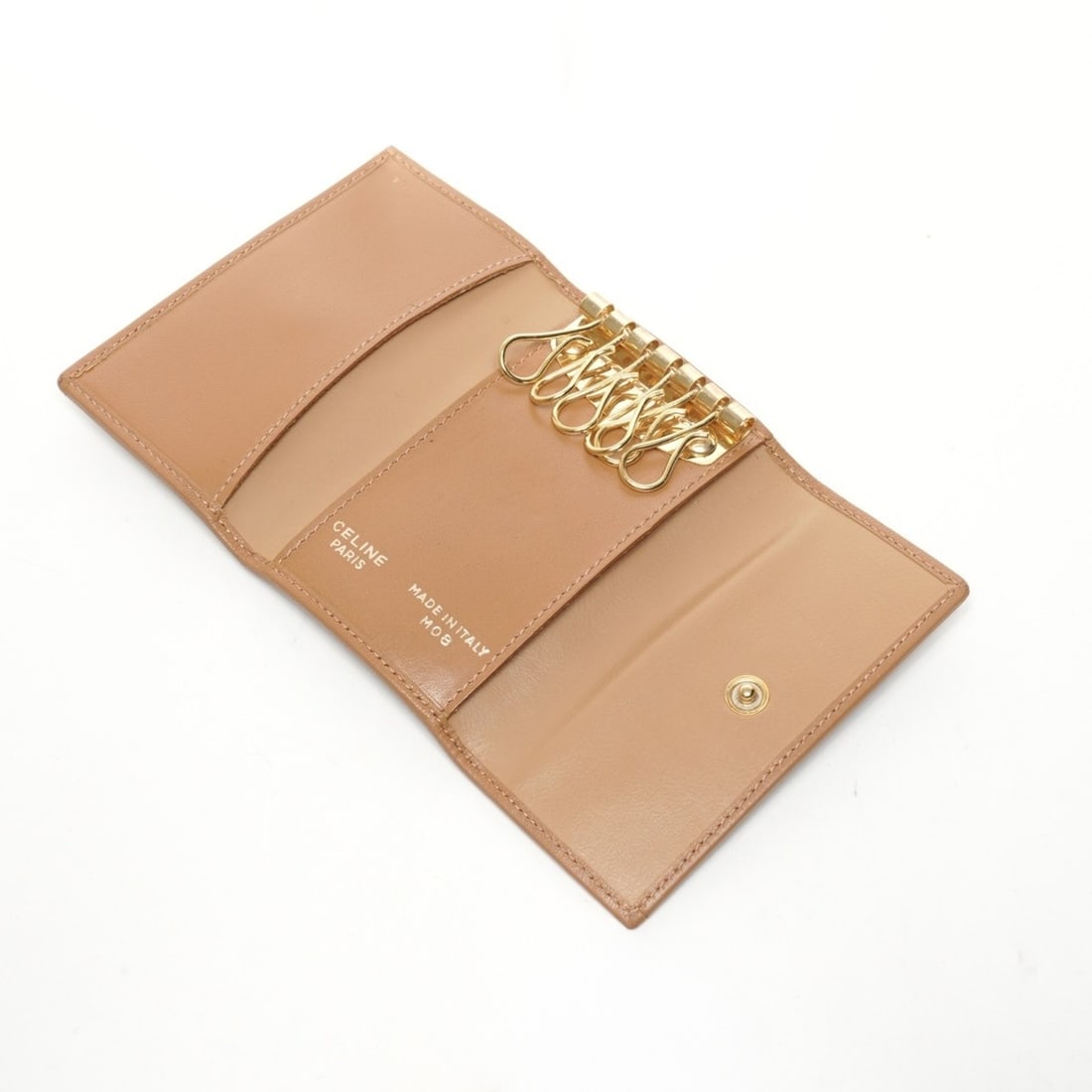 Celine Macadam Key Case, Beige, WS25393 - 10