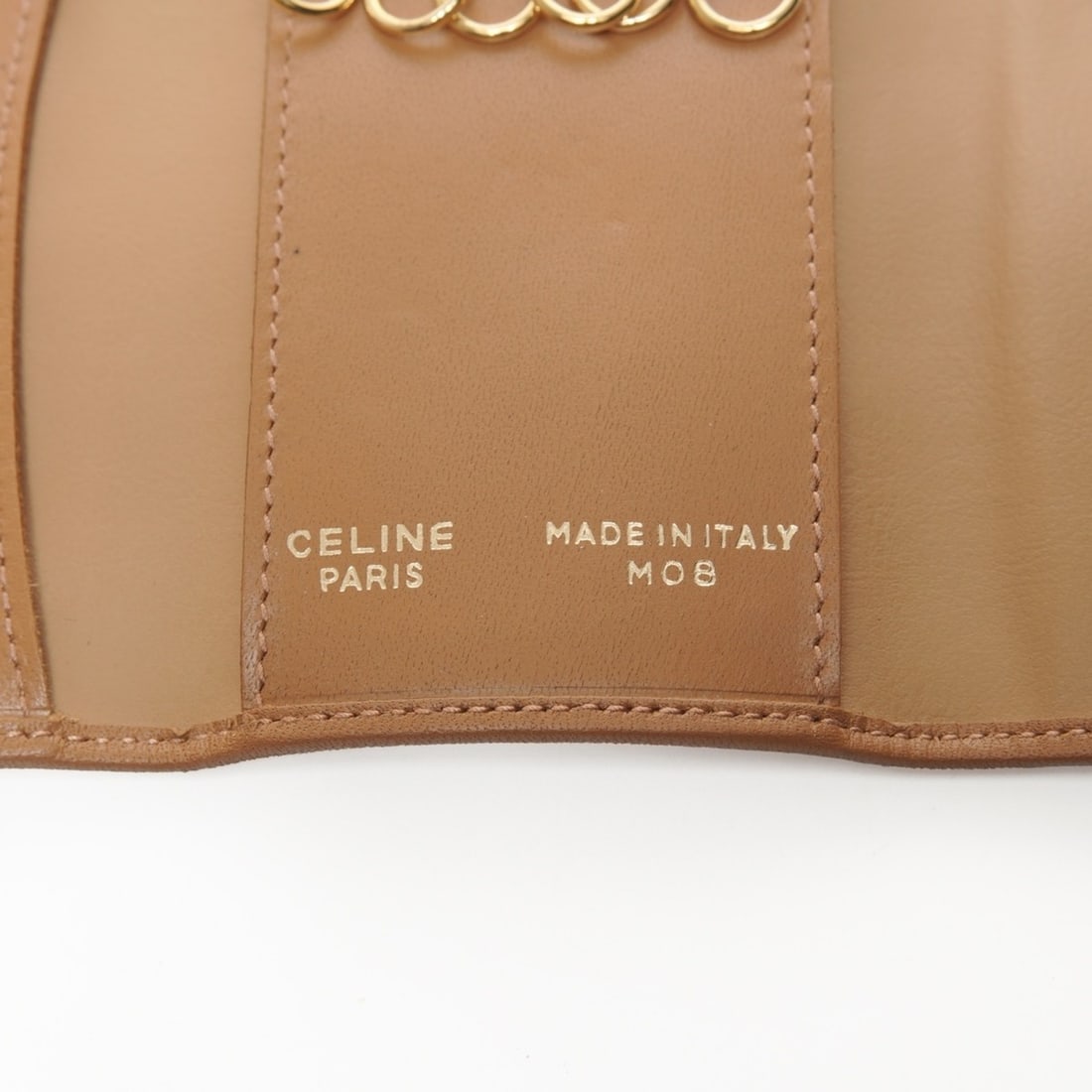 Celine Macadam Key Case, Beige, WS25393 - 9