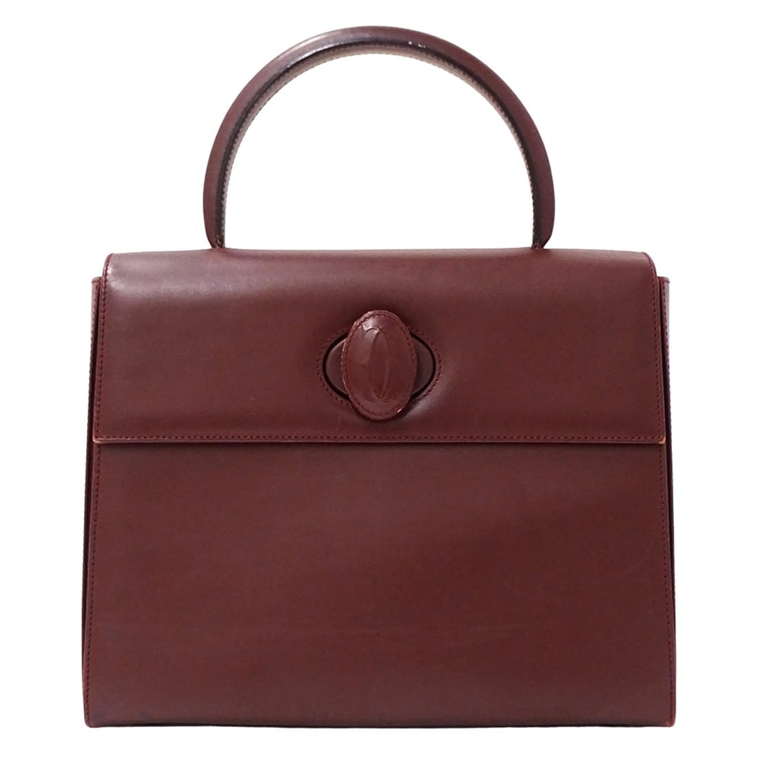 Cartier Must Handbag for Women, Leather, Bordeaux, Wine Red, Stylish: --- Catalog ---Category: SizeSize (HxWxD): 22cm x 26cm x 9.5cm / 8.66'' x 10.23'' x 3.74''Category: DesignType: HandbagColor: Bordeaux, Red color, Wine redGender: WomenMaterial: Leather Category: Gene