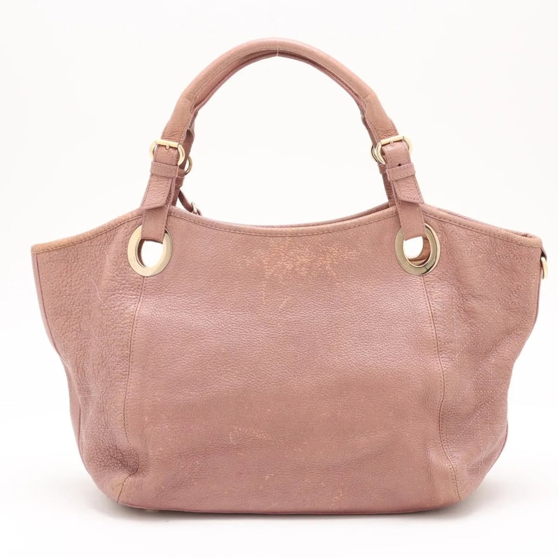 Christian Dior Leather Tote Bag Shoulder Handbag Pink Women's: --- Catalog ---Category: SizeSize (HxWxD): 27cm x 30cm x 16cm / 10.62'' x 11.81'' x 6.29''Category: DesignType: Handbag, Tote bagColor: PinkGender: WomenMaterial: Leather Category: GeneralBrand: Chris