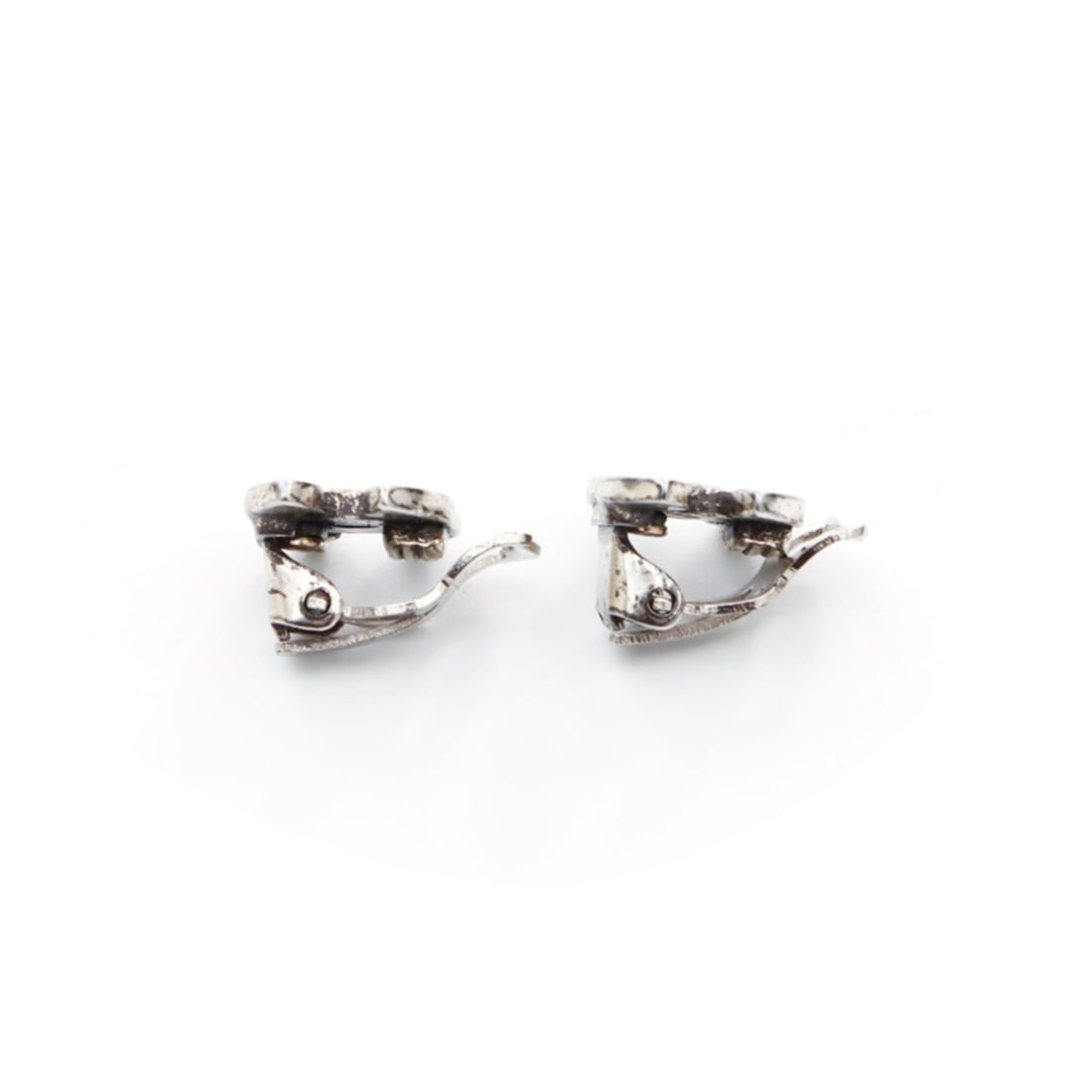CHANEL Coco Mark Earrings, Silver, WS3588 - 3