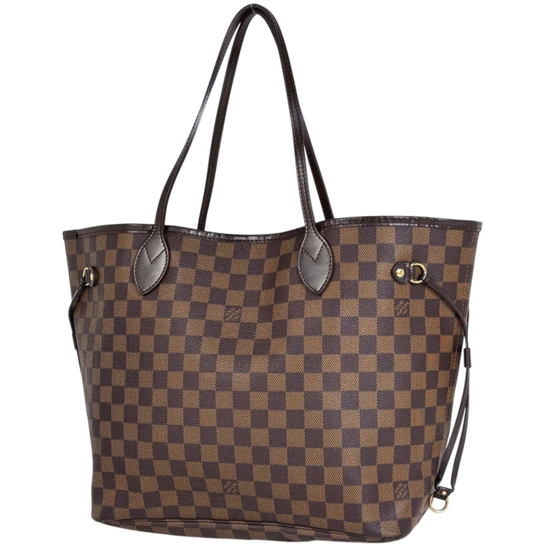 Louis Vuitton Neverfull MM Shoulder Bag/Shopping Tote Bag Damier Brown N51105 Women's: --- Catalog ---Category: SizeSize (HxWxD): 29cm x 32cm x 17cm / 11.41'' x 12.59'' x 6.69''Category: DesignType: Shoulder bag, Tote bagColor: BrownGender: WomenMaterial: Damier Canvas Category: General