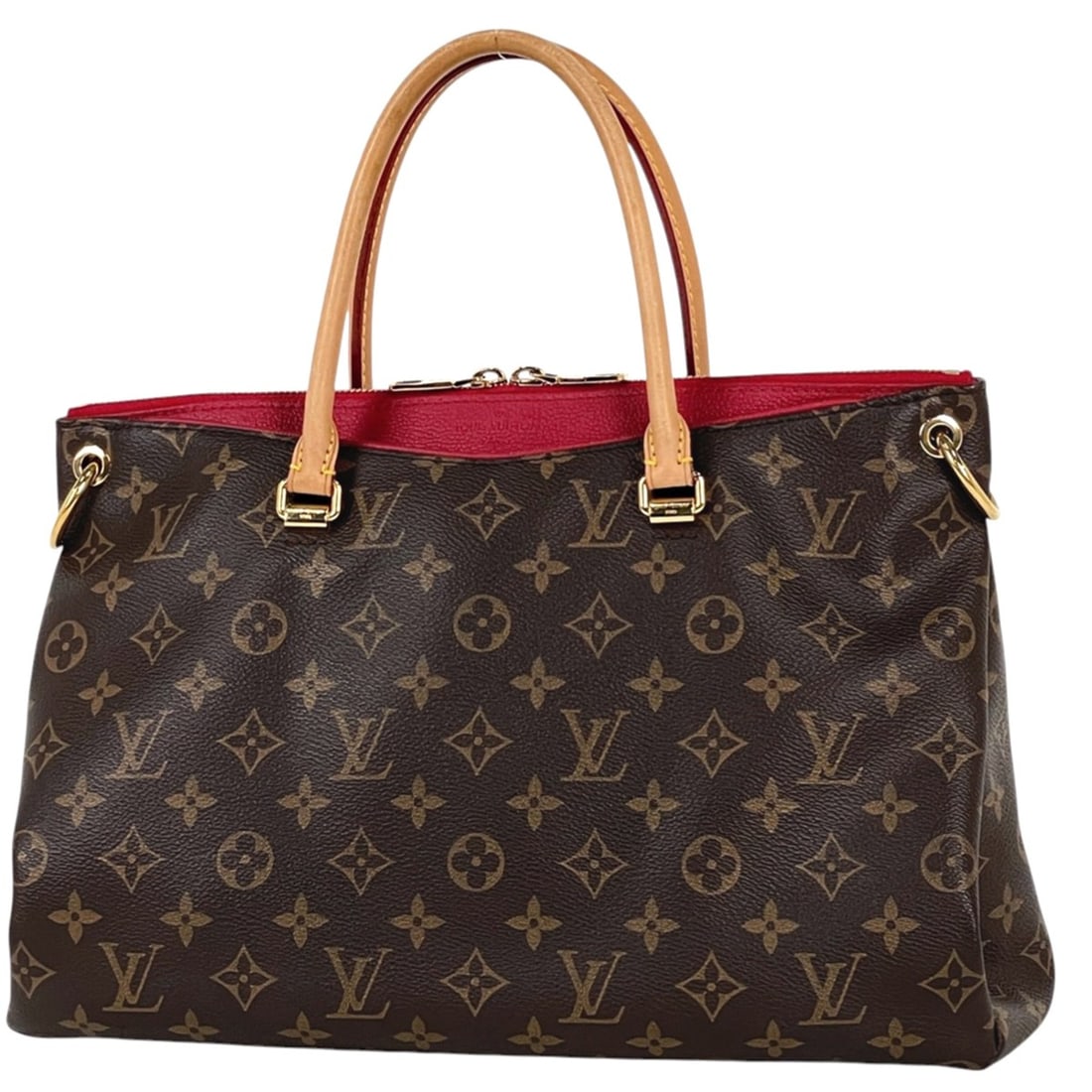 Louis Vuitton Pallas BB Shoulder Bag/2-Way Handbag Monogram Brown Cerise (Red) M41241 Women's: --- Catalog ---Category: SizeSize (HxWxD): 18cm x 27cm x 8cm / 7.08'' x 10.62'' x 3.14''Category: DesignType: Handbag, Shoulder bagColor: Brown, Cerise, Red colorGender: WomenMaterial: Monogram Catego