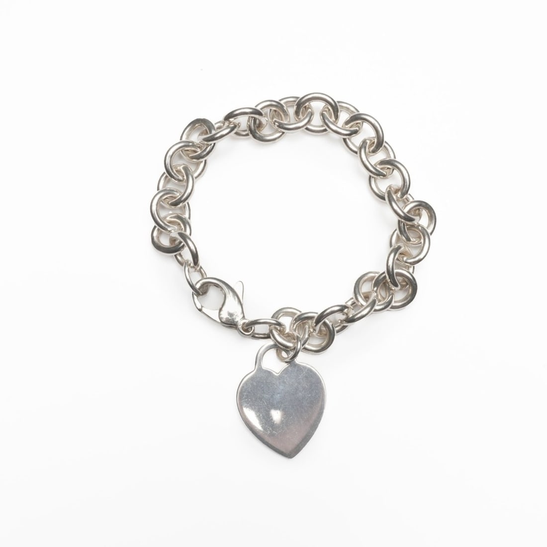 Tiffany & Co. 925 Return to Heart Tag Bracelet in Silver WS23968 (1 of 14)
