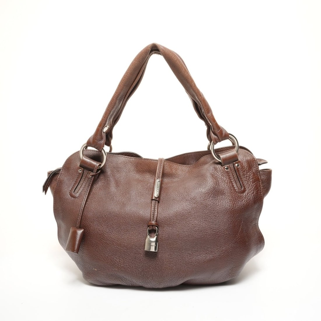 Celine By the Way Leather Handbag, Brown, WS26109 (1 of 14)