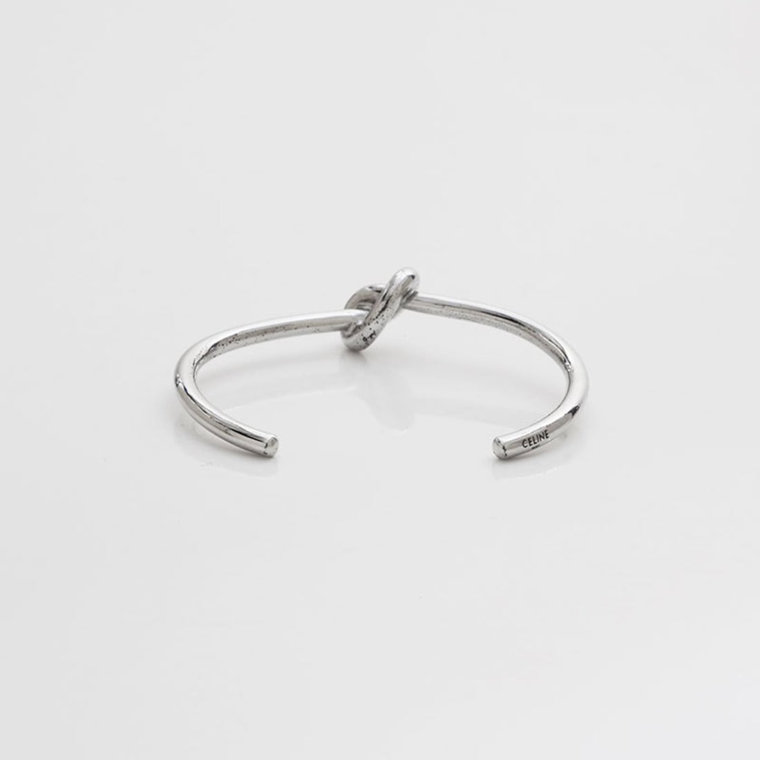 Celine Knot Bangle Bracelet, Silver, WS22928 - 2