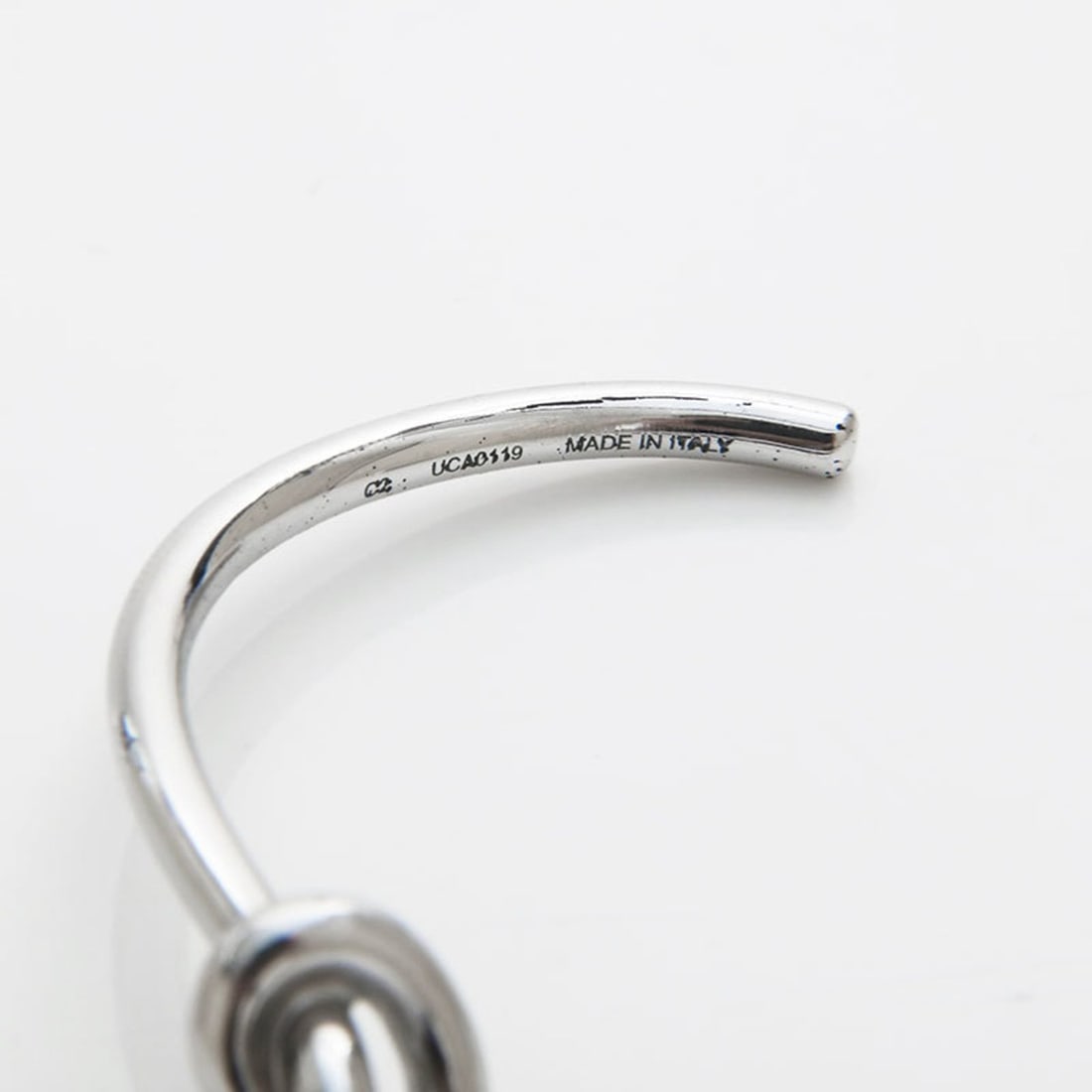 Celine Knot Bangle Bracelet, Silver, WS22928 - 6