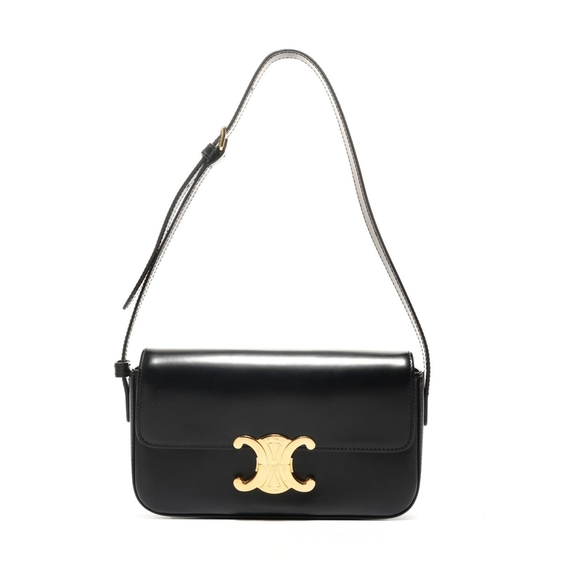 Celine East West Triomphe Shoulder Bag, Brown, WS26088: --- Catalog ---Category: SizeStrap Drop: 62cm / 24.4''Size (HxWxD): 12cm x 20.5cm x 4cm / 4.72'' x 8.07'' x 1.57''Category: DesignType: Shoulder bagColor: BrownGender: WomenCategory: GeneralBrand: Cel