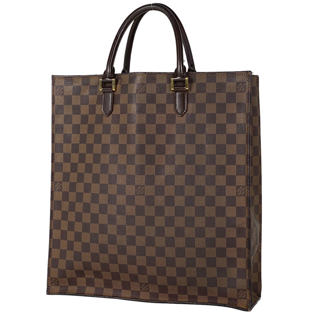 Louis Vuitton Sac Plat School Bag Handbag Tote Damier Brown N51140 Women's: --- Catalog ---Category: SizeSize (HxWxD): 38cm x 36cm x 9cm / 14.96'' x 14.17'' x 3.54''Category: DesignType: Handbag, Tote bagColor: BrownGender: WomenMaterial: Damier Canvas Category: GeneralMPN:
