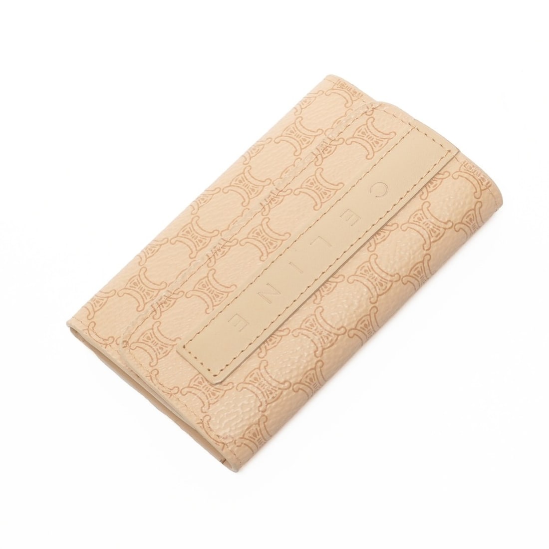 Celine Macadam Key Case, Beige, WS25394 - 8