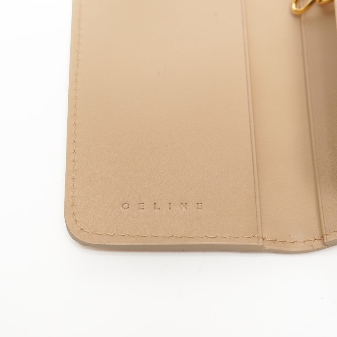 Celine Macadam Key Case, Beige, WS25394 - 9