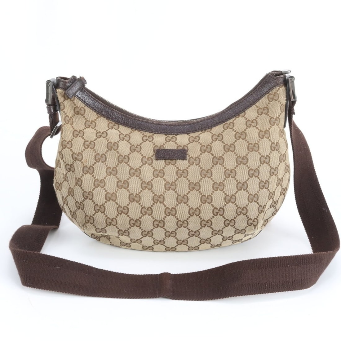 Gucci GG Canvas 181092 Leather Shoulder Bag/Handbag/Tote Bag Brown Women's: --- Catalog ---Category: SizeSize (HxWxD): 24cm x 34cm x 3cm / 9.44'' x 13.38'' x 1.18''Category: DesignType: Handbag, Shoulder bag, Tote bagColor: BrownGender: WomenMaterial: Leather , Canvas Categor