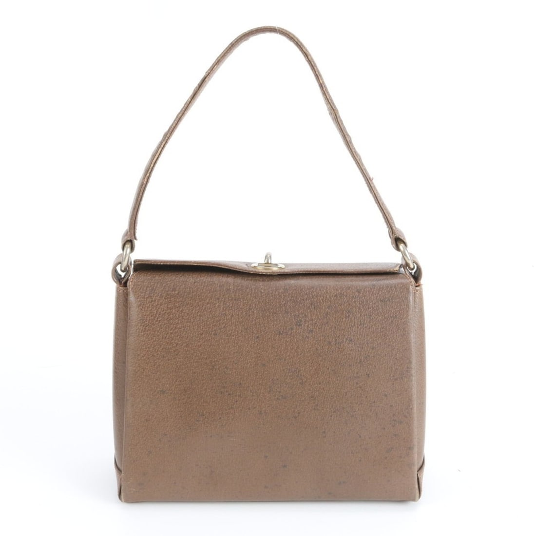 Gucci Old Turnlock Leather Shoulder Bag/Handbag Brown Women's: --- Catalog ---Category: SizeSize (HxWxD): 20cm x 25cm x 12cm / 7.87'' x 9.84'' x 4.72''Strap Length: 48cm / 18.89''Category: DesignType: Handbag, Shoulder bagColor: BrownGender: WomenMaterial: Leathe