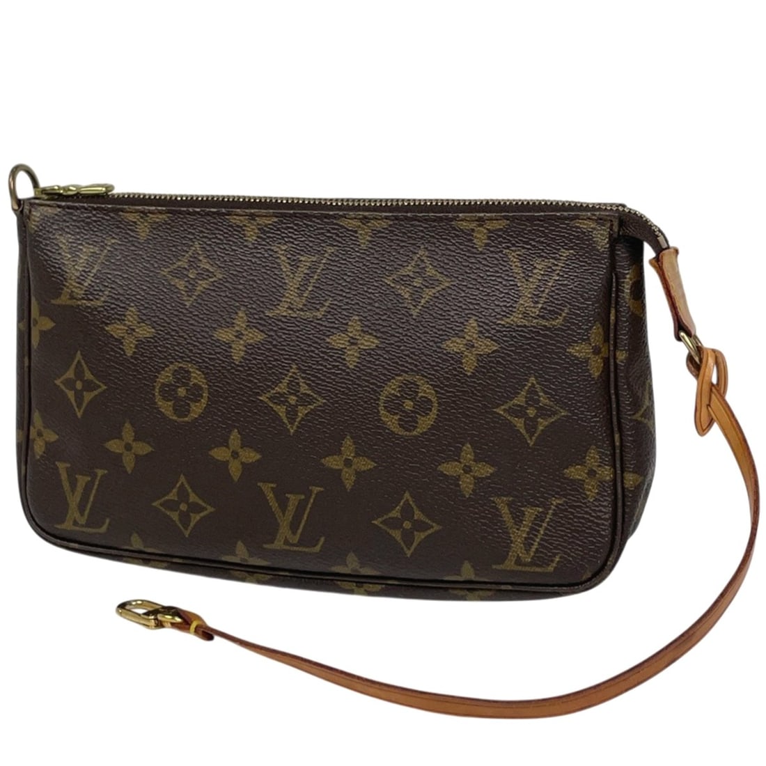 Louis Vuitton Pochette Accessoires Accessory Pouch Monogram Brown M51980 Women's: --- Catalog ---Category: SizeSize (HxWxD): 12cm x 21cm x 4cm / 4.72'' x 8.26'' x 1.57''Category: DesignType: Pochette, PouchColor: BrownGender: WomenMaterial: Monogram Category: GeneralBrand: Louis Vu