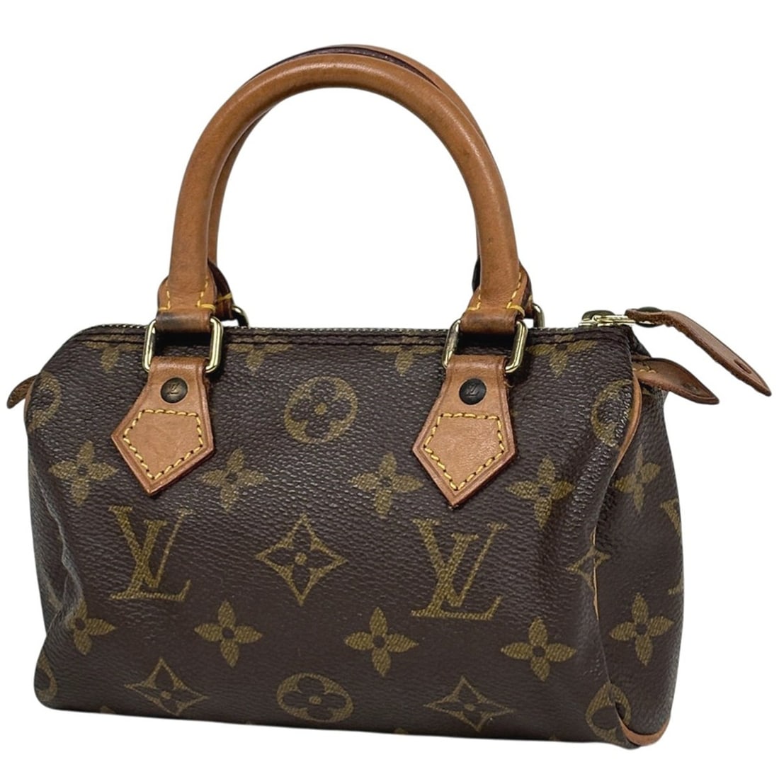Louis Vuitton Mini Speedy Shopping Handbag, Monogram Brown, M41534, Women's: --- Catalog ---Category: SizeSize (HxWxD): 10cm x 16cm x 7cm / 3.93'' x 6.29'' x 2.75''Category: DesignType: HandbagColor: BrownGender: WomenMaterial: Monogram Category: GeneralBrand: Louis Vuitton---