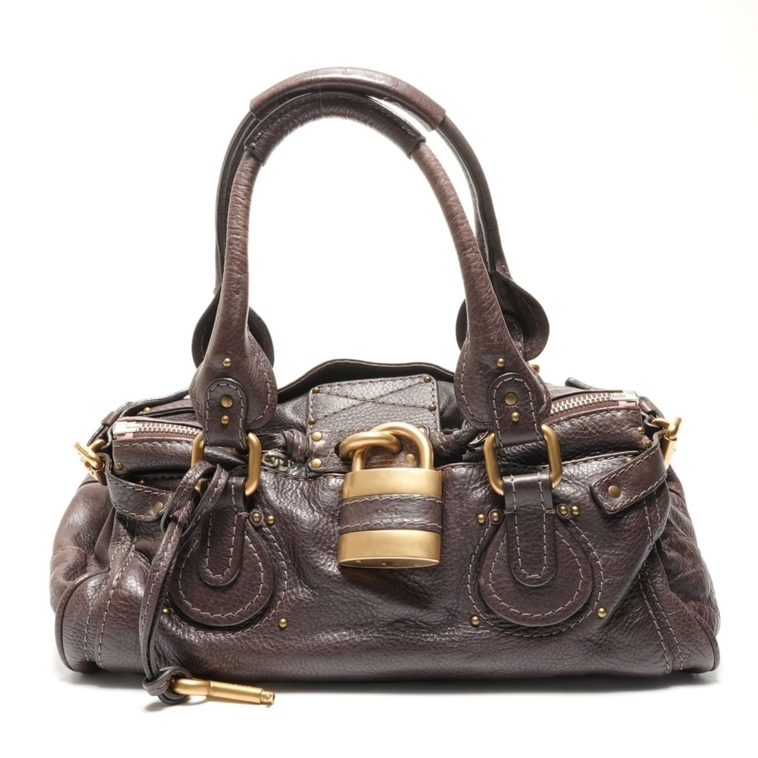 Chloé Chloe Paddington Leather Shoulder Bag, Brown, WS26810: --- Catalog ---Category: SizeSize (HxWxD): 15cm x 36cm x 22cm / 5.9'' x 14.17'' x 8.66''Strap Length: 52cm / 20.47''Category: DesignType: Shoulder bagColor: BrownGender: WomenMaterial: Leather Categor