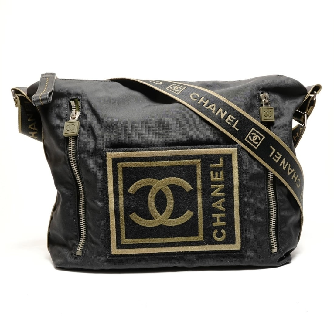 CHANEL Coco Mark Sport Line Shoulder Bag Black WS26423 (1 of 18)
